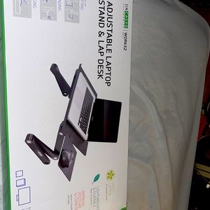 Adjustable laptop stand and lap desk